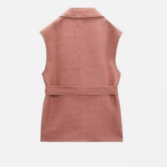 Zara linen waistcoat - Picture 2 of 5